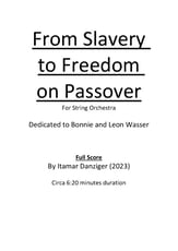 From Slavery to Freedom on Passover Orchestra sheet music cover